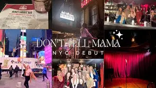 Performing at NYC Don't Tell Mama!