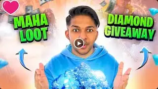 Free Fire LIVE Diamonds Giveaway || Teamcode & Cs Custom Room Giveaway 