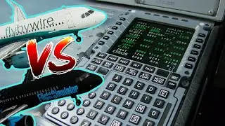 MSFS a320 Comparison - DEFAULT vs FBW FREE MOD - MCDU