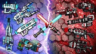 Pixel Gun 3D - Alien Weapons VS Champion Weapons