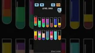 solve and solution water color sort game level 2813