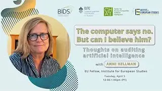 Anni Hellman – The computer says no, but can I believe him?: Thoughts on auditing AI