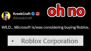 Microsoft is BUYING Roblox...?