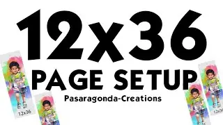 How To Create 12x36 album sheet in Photoshop