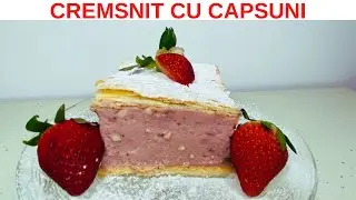 Cremsnit cu capsuni