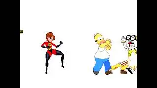 El chavo animado y Homero Vs Bessie Por & Elastigirl 🎮MUGEN🎮 ¿Quién crees que gane? 🌎