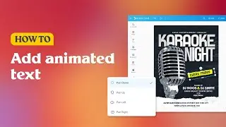 How To Add Animated Text with PosterMyWall
