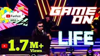 UJJWAL AKA TECHNO GAMERZ New Song LIFE Live Concert At Youtube FanFest 2023 | GAME ON 
