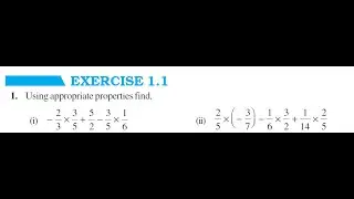 Class 8 Maths Chapter 1: Rational number ex 1.1 q1 (ii),use appropriate properties