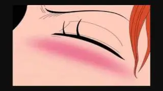 Nami gets slapped for being a lazy ass bitch