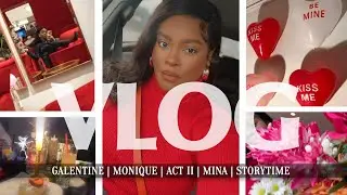 VLOG| Galentine w/ Me | Bouquets, Monique, Act II, Storytime | UdyOnTheGlo