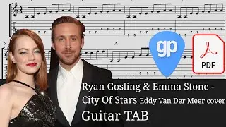 City of Stars Ryan Gosling & Emma Stone - Fingerstyle Cover by Eddie van der Meer Guitar Tabs [TABS]