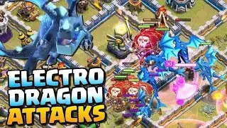 Electro Dragon Attack Strategy Clash Of Clans Skull Tech Gaming coc