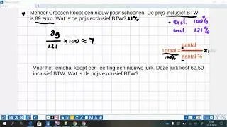 prijs exclusief BTW uitrekenen