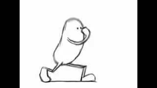 walk to run with motion blur test