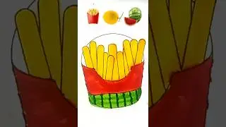 France fry mixing art 🍟#shortsfeed #ytshorts #viralvideo #trending#artshorts #shorts #youtubeshorts