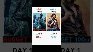Leo V's Kgf 2 Movie Comparison #vijay #shorts #trending