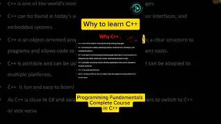 Why to learn C++ ? #coding #cplusplus #coding #programming #programminglanguage