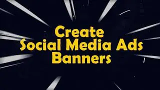Create animated social media gif ads banners