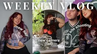 WEEKLY VLOG | getting the canon g7x mark iii | new hair | on-site ugc shooting