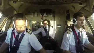 Boeing 777-300, UN123-UN124 (flight in 6 min.)