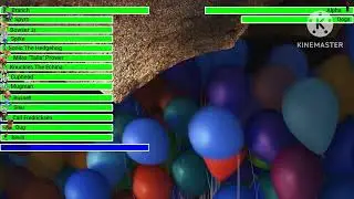 Branch Team & Friends vs Alpha & Dogs with healthbars