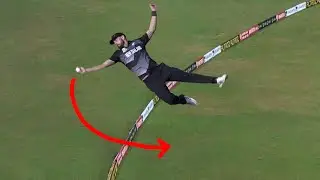 20 Shocking Boundary Saving Efforts In Cricket 🦅