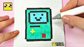 ADVENTURE TIME - BMO - PIXEL ART CELL PICTURES