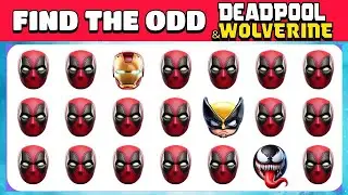 Find the ODD One Out - Deadpool and Wolverine Movie Edition 🦸💀🐺