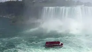 Watch This Boat Go INTO Niagara Falls!