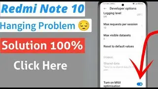 Redmi Note 10 Hanging Problem | Redmi Note 10 Hang Problem Solution | mi Note 10 Hang Problem fix