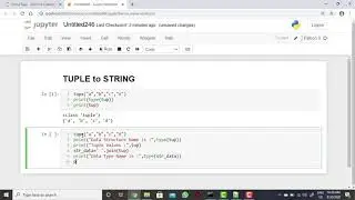 157 Tuple to String Conversion