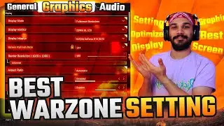 BEST WARZONE SETTING 2021 for more FPS and Quality