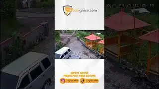 Detik detik motor rem blong #motor #cctv #puncak #puncakbogor #bogor #blongrem