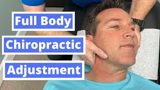 FULL BODY CHIROPRACTIC ADJUSTMENT 🔥 Firefighter Gets Relief From Pinched Nerve In Neck 🔥 ASMR Chiro