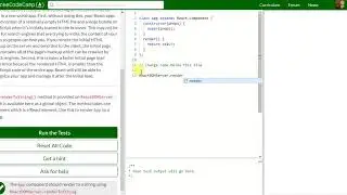 REACT: Render React on the Server with renderToString (48)