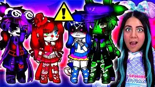 Afton Family Stuck In A Room For 72 Hours! 👨‍👩‍👧‍👦💜 FNAF Gacha Life Mini Movie Reaction