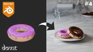 (Hindi) Blender Donut tutorial for absolute beginners - Part 4  | lighting up the scene