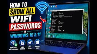 How To Show All WiFi Passwords On Windows | View Saved Network Passwords Easily 2026!