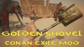 The Golden Shovel Conan Exile two hander pack MOD