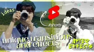 unique transitions and effects to use when you're stuck | after effects #shorts