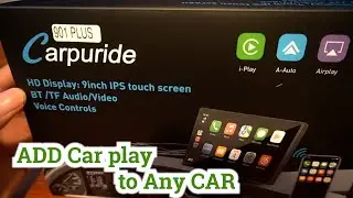 Apple Car Play and Much more in Any Vehicle - Carpuride Review