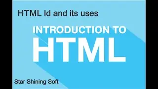 How to Use  HTML id Attribute
