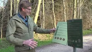 Nye skilte i skoven