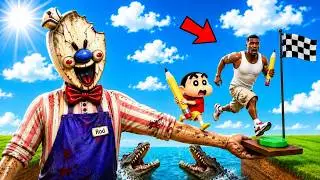 FRANKLIN AND SHINCHAN Play ROBLOX OBBY But You DRAW TO ESCAPE!😱| Roblox tamil | Roblox