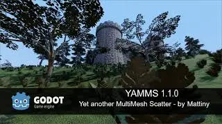 YAMMS 1.1.0 - Yet Another MultiMesh Scatter für Godot 4 - deutsche Version
