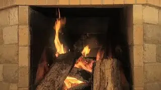 Stone Fireplace Video - Download for your HD TV
