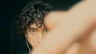 ASMR TOUCHING & CLEANING LENS