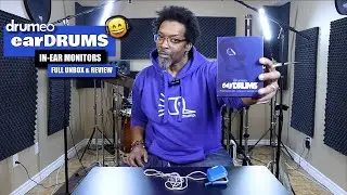 New Drumeo 'Ear Drums' In-Ears 🔵 🎧 (For Live On Stage Or Practicing At Home)