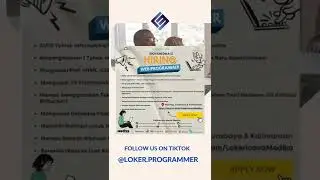 Lowongan web Programmer
